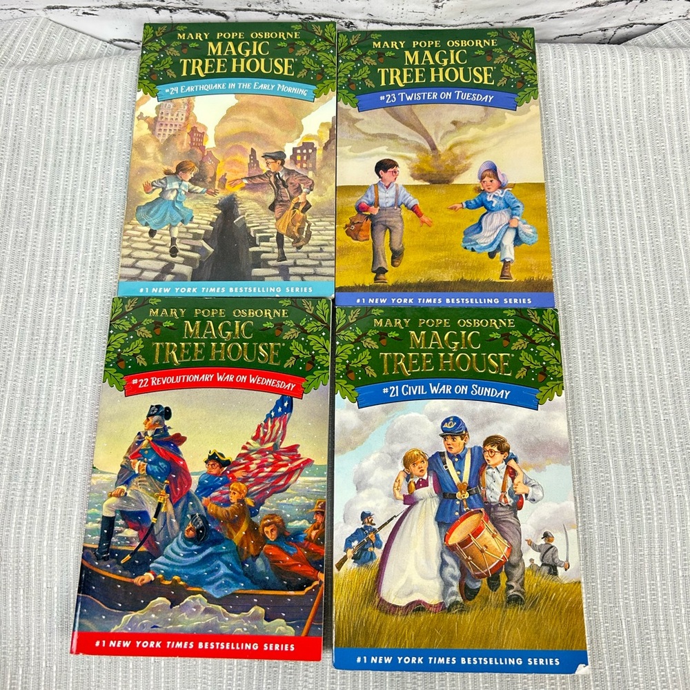 Magic Tree House Children's Books Soft Cover, 21-24 set by Mary Pope Osborne